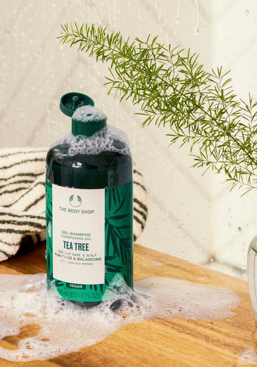 Tea Tree Purifying & Balancing Gel Shampoo | The Body Shop® – The